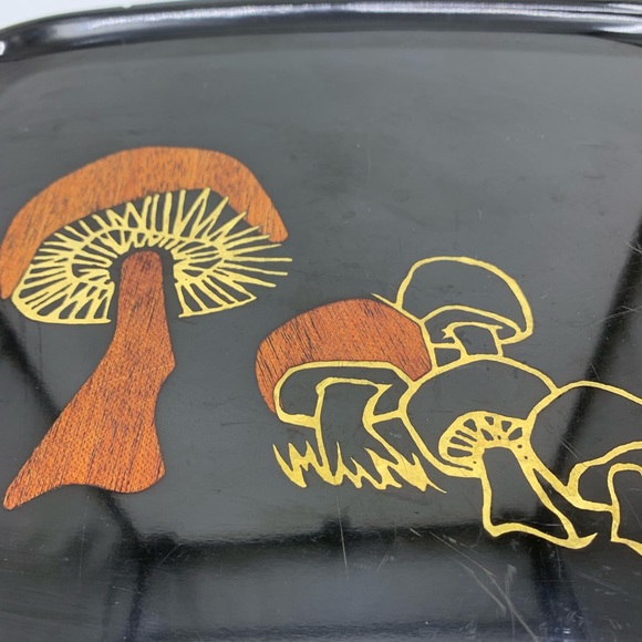 Couroc of Monterey Mushroom Tray MCM Mid Century - Picture 2 of 7